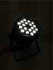 8 pieces with flightcase 18pcs 18w rgbwa uv 6 in 1 par 64 led light led par can 64 par led stage lights