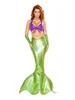 Princess ariel Halloween Party wear dress clothes bar fancy sexy uniforms Mermaid Costume cosplay party carnival green apparel