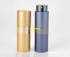 100PCS / LOT FAST SPACK 15ml Rotate Refillerbar Parfymflaska Mini Traveller Aluminium Spray Atomizer Tomma flaskor