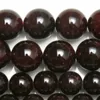 8mm pietra naturale granato rosso scuro perline sfuse rotonde 15" filo 4 6 8 10 12 mm scegli la taglia per la creazione di gioielli