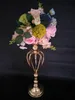carrinho de flor do casamento / peça central da tabela do casamento / suporte de flor mental do suporte de vela do ferro
