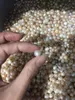 100g naturligt havsvatten oval rosa pärla Akoya stora oregelbundna pärlor lösa pärlor odlade färsk ostron musslor pärla för smycken