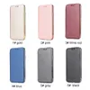 Étui à rabat en cuir PU galvanisé Transparent TPU couverture arrière fente pour carte portefeuille doux clair pour iPhone XR XS 7 8 Samsung S8 S9