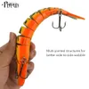 Lake Pisfun 1pcs 20cm65g Multisection Artificial Lures Two Hooks Artificial Muskie Pike Lure Big Lure Swim Bait 787in229oz5508034