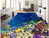 3d floor bathroom wallpaper Aesthetic Sea World 3D floor painting wallpaper