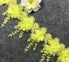 15 야드 진주 구슬 꽃 chiffion 레이스 패브릭 트림 리본 의류 바느질 DIY 인형 모자 헤어 클립