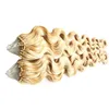 Kolor P27 / 613 Dziewiczy Malezyjski Ciało Wave Włosów Loop Micro Ring Włosy 200g 100% Machine Micro Koraliki Linki Machine Made Remy Hair Extension