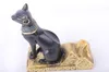 Bast Figurine support cadeau liège conteneur porte-bouteille cuisine barre affichage chat artisanat artisanat Animal vin support