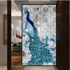 Ygs-105 diy 5d diamantes bordados diamante mosaico novo pavão alma amor redondo diamante pintura cruz costilha kits kits home decoração