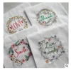 Embroidery Wedding Serviette Super-Absorbent Cotton Plain Tea Towel Glass Concise Upscale Home Cloth Table Napkin 45*70 Free Shipping