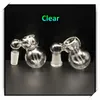 New Mini Glass Ash Catcher Bowl 3 Color Ash catchers Adapter with 14mm 18mm Male Female Joint Bowls Bubbler For Dab Rigs