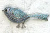 Comercio al por mayor de Cristal Rhinestone Broche de Esmalte de Aves Broche de Regalo de Joyería de Moda C923