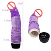 Realista Jelly Dildo Vibrador, Macio Masturbação Masculina Artificial Pênis Poderosa vibração Sex Toys 4 Cores J1245