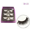 3D Mink False Eyelashes Lashes 24 Styles Handmade Soft Thick Natural Long Fake Eye Lash Eyelash 3 Pairs