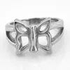 Fanssteel STAINLESS STEEL MENS women JEWELRY butterfly insect ring fashion ring GIFT FOR BROTHERS sisters FSR08W6577993055278530