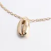 Yobest Vintage Silver Alloy Conch Gold Shell Necklace For Women shape Pendant Simple Seashell Ocean Beach Boho Bohemian Jewelry