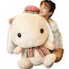 Dorimytrader Kawaii Conejito de dibujos animados suave Juguete de peluche Encantador Animal de peluche grande Conejo Muñeca Almohada para niños Regalo Chica Prsent DY60048