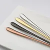 Korean Spoon 4color 304 Stainless Steel Korean Serving Spoon Set High Quality Mixing Spoons 205mm Korean Dinnerware Set Kitchen Ac3785655