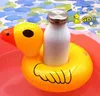 Inflatable Float Flamingo Cup Holder Coasters Inflatable Drink Holder for Swimming Pool Air Mattresses for Cup Party GGA617