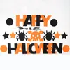 DIY pendurado bandeiras decoração de Halloween não-tecido laca carta de Halloween puxar bandeira KTV bar decoração