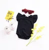 Canottiere per neonati ultimo design T-shirt con maniche volanti per bambina pagliaccetto estate ragazze abiti abbigliamento per bambini 8 colori