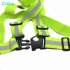 Safety Gear Reflective Vest Clothing High Visibility Day And Night Adjustable & Elastic Strip Vest Jacket For Running Cycling Outdoor