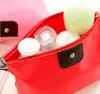 kvinnor kosmetisk väska godis färg vattentät smink väska arrangör rese kosmetisk väska påse koppling handväska handväska8304647
