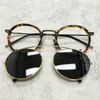 Marca Eyeglasses Frames Quadro de óculos ópticos com lente de sunglass vintage óculos de sol tb710 homens mulheres espetáculos óculos miopia óculos