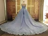 Real Image High Quality Luxury Ball Gown Wedding Dresses Colorful Bridal Gowns 3D Flowers Beads Sequins Pearls Lace Appliques Lace-up Back