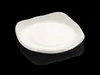 A5 mélamine plats Imitation porcelaine vaisselle carré bord déformé plat chaîne Restaurant mélamine vaisselle assiette à dîner