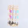 Baby Pacifier Clip Chain Wood Holder Chupetas Soother Pacifier Clips Leash Strap Nipple Holder For Spädbarnsmatning4941352