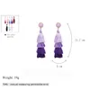 Mode gland boucles d'oreilles coloré couches bohème balancent goutte à plusieurs niveaux fil boucles d'oreilles gland femmes cadeaux bijoux livraison directe