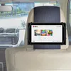 Car Back Seat Car Mount TFY Car Headrest Mount Silicon Houder voor Switch en 7 - 10 inch Tablets -Zwart