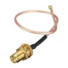 Extension Cord U.FL IPX to RP-SMA Female Connector Antenna RF Pigtail Cable Jumper for PCI WiFi Card RP-SMA Jack to IPX RG178