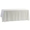 Branco preto mesa toalha de mesa capa para festa de casamento banquete decoração 145x145 cm planície tingida home decorartion