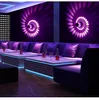 3 W Colro Led Modern Duvar Işık Spiral ışık LED Duvar efekti Lambaları Için KTV / Bar / Dekorasyon / Oturma Odası