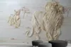 寝室の壁の壁の壁紙の家の装飾3Dのためのヨーロッパのエンボスされた三次元ライオンの壁紙