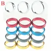 2 pièces/lot en alliage d'aluminium mâle cockrings boucles de verrouillage du pénis retarder l'éjaculation anneaux de pénis anneaux de pénis produits pour adultes jouets sexuels pour hommes B2-2-47