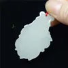 New Natural Jade China Green White Jade Pendant Necklace Amulet Lucky Fish Statue Collection Summer Ornaments