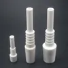 Acessórios para fumantes Dica de substituição 10 mm 14mm 18mm prego de cerâmica com ferramenta de clipe de plástico para tubos de água de vidro de micro NC