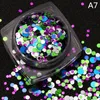 New Fashion Nail Art Nail Patch Metal Mix Colorful Round Glitter Nail Glitter Stickers Makeup Beauty Gifts