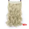 24" Long Hair 5 Clip In Hair Heat Resistant Fake Hairpieces Long Wavy Hairstyles Synthetic Clip In On Hair Free Shipping