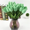 50 PCS Latex Tulipes Artificielle PU Fleur bouquet Real touch fleurs Pour La Maison décoration De Mariage Décoratif Fleurs 13 Couleurs Option