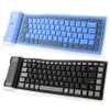 Nytt bärbart Silicone Bluetooth 3.0 Wireless Tangentboard 85 Keys Flexible Foldble Ultr-Thin Smart Keyboard för I Phone SAM iPad Pro 9.7