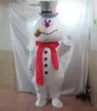 2018 Wysokiej jakości głowa Frosty The Snowman Maskotki Kostium Dorosły Mroźny Kostium Snowman