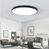 LED takljus Rund Super Tunn Belysning Fixture Macarons Lampa Till Sovrum Livingroom Corridor Restaurant