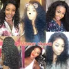 High quality 9A hair Loose Curly Long Wigs with Baby Hair Heat Resistant Glueless Synthetic Lace Front Wigs for Black Women