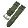 Watch Band 24mm 26mm fivela 22mm Men assistir banda de banda verde mergulho de borracha de borracha de borracha SPORT SPORT SPORT SPORT SPORT SOLENSELLELLE PIN para 8469794