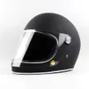 Motosiklet Kask Co Thompson Ghost Rider Yarış Parlak Vintage Kaskları Visor Capacete Casco Moto ile Tam Yüz Kask