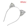 Femmes filles cheveux cerceau paillettes cristal métal strass chat oreille bandeau bandeau Costume fête habillage bandeaux